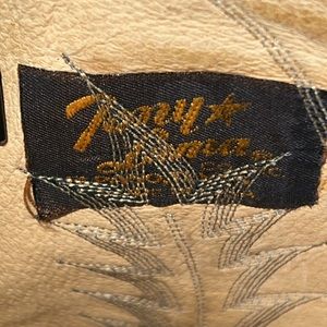Tony Lama Western Cowboy boots size 10d black label